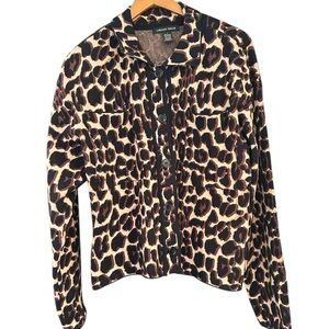Carolyn Taylor Leopard Print Jacket
